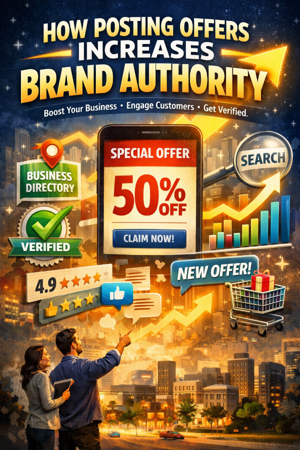 How Posting Offers Increases Brand Authority
