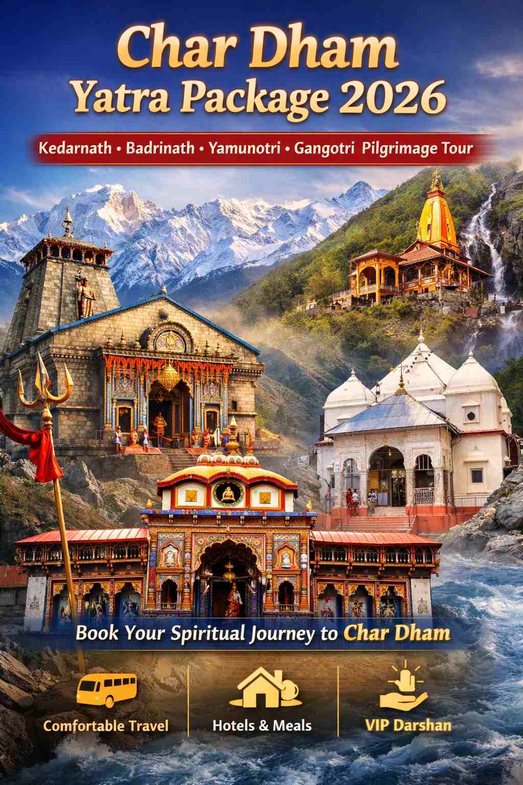 Affordable Char Dham Yatra Package – 2026 Pilgrimage Booking Open